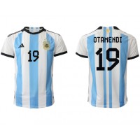 Maglie da calcio Argentina Nicolas Otamendi #19 Prima Maglia Mondiali 2022 Manica Corta